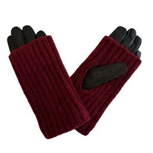 Carolina Amato - Touch Tech Wood Smoke Overlay Gloves